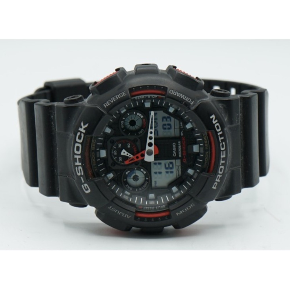 Casio G-Shock GA-100-1A4ER Men's Shockproof Digital Analog Watch, 20BAR Waterpr